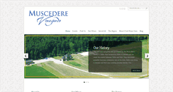 Desktop Screenshot of muscederevineyards.com